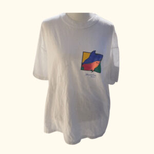 Vallarta Graphic Tee | Dolphin Print | Size XL | Vintage 90s